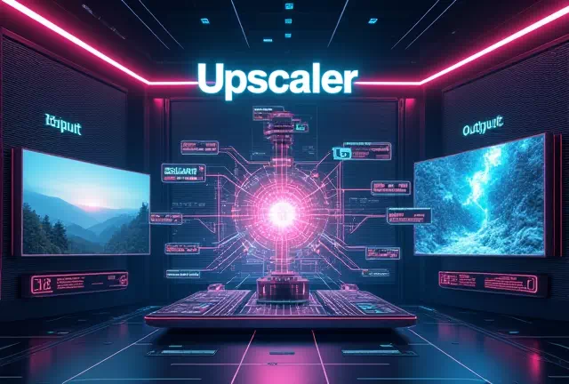 업스케일러는 AI 이미지의 해상도를 높인다